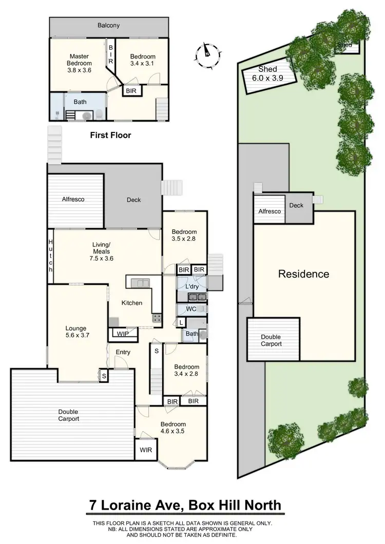 Floorplan of Homely house listing, 7 Loraine Avenue, Box Hill North VIC 3129