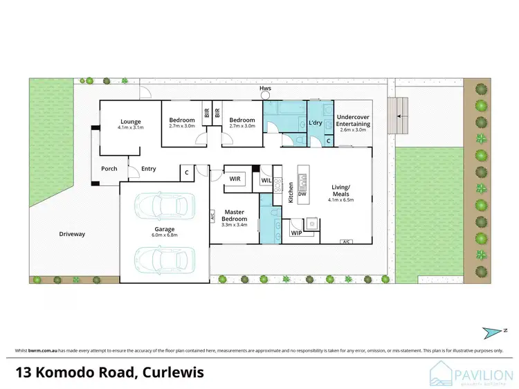 Floorplan of Homely house listing, 13 Komodo Road, Curlewis VIC 3222