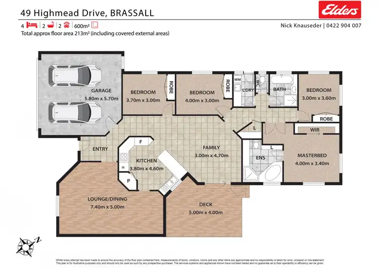 Floorplan of Homely house listing, 49 Highmead Drive, Brassall QLD 4305