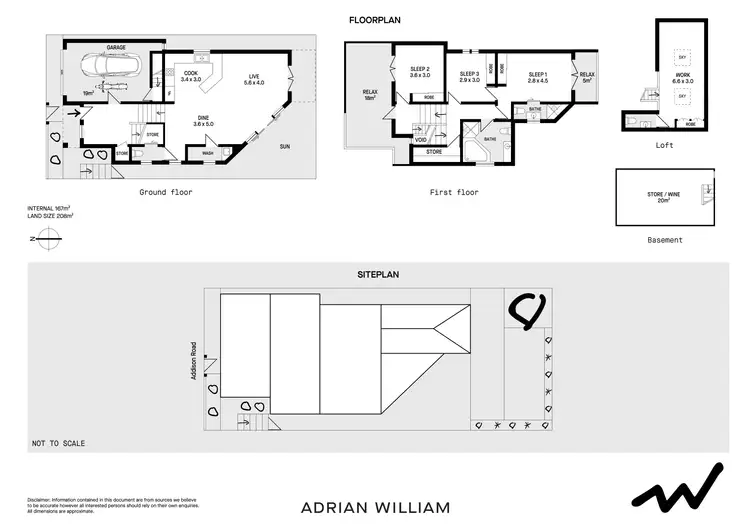 Floorplan of Homely house listing, 282 Addison Road, Petersham NSW 2049