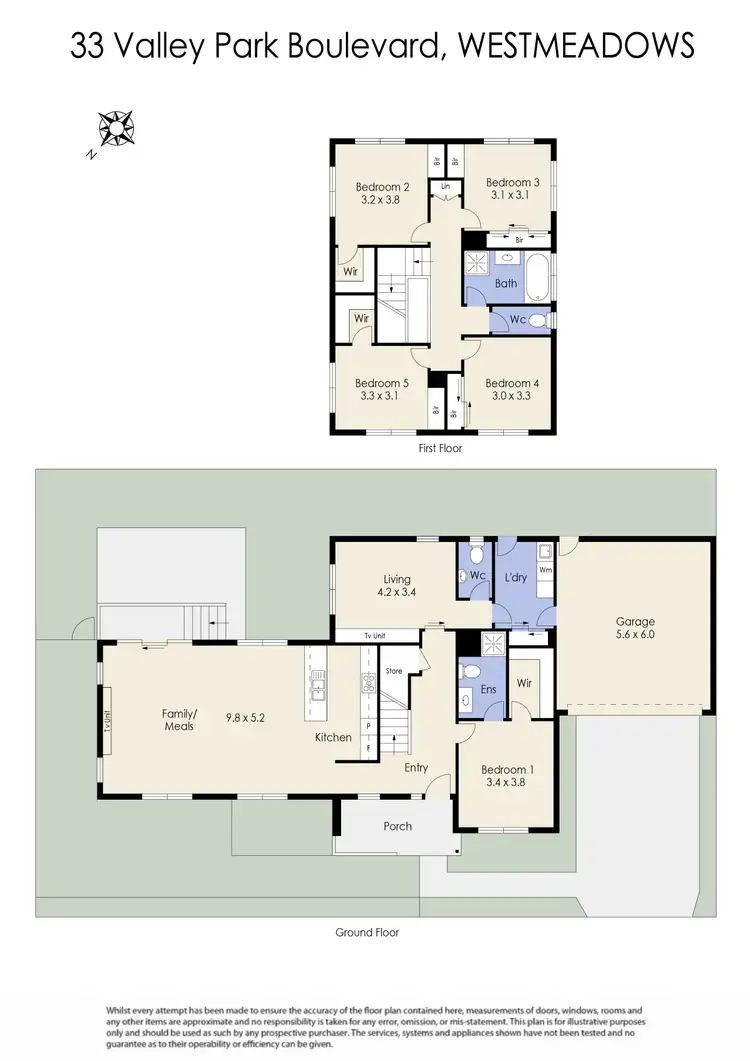 Floorplan of Homely house listing, 33 Valley Park Boulevard, Westmeadows VIC 3049