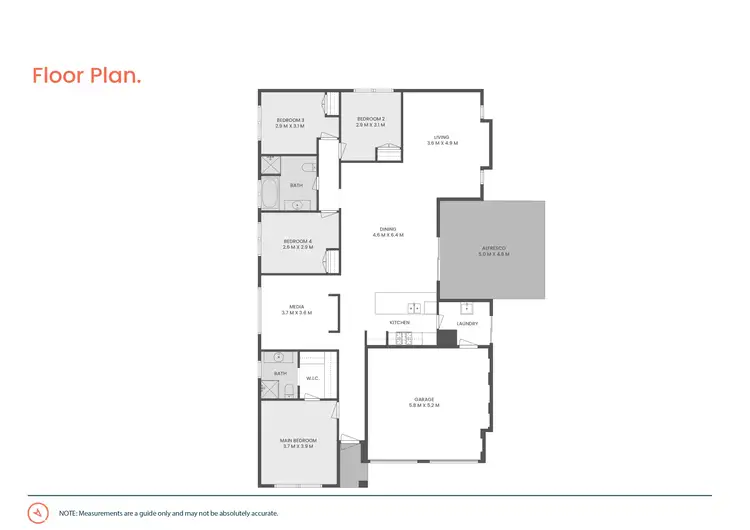 Floorplan of Homely house listing, 2 Grasshawk Drive, Chisholm NSW 2322