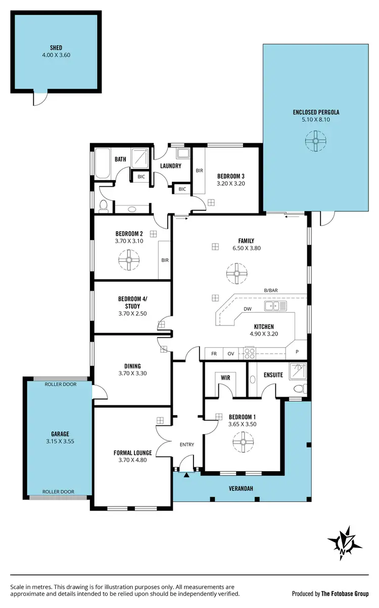 Floorplan of Homely house listing, 5 Augusta Drive, Seaford Rise SA 5169