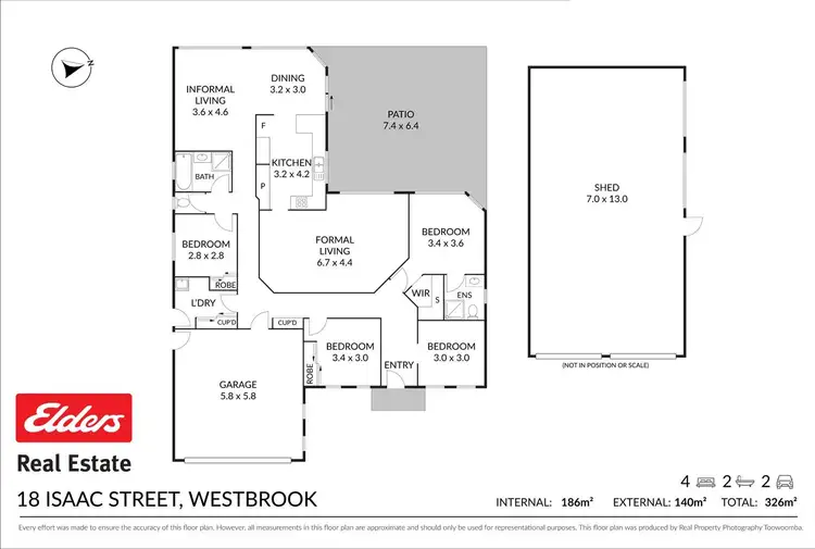 Floorplan of Homely house listing, 18 Isaac Street, Westbrook QLD 4350
