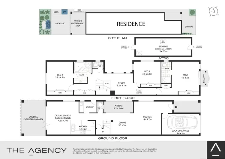 Floorplan of Homely semi-detached listing, 31A Universal Street, Mortdale NSW 2223