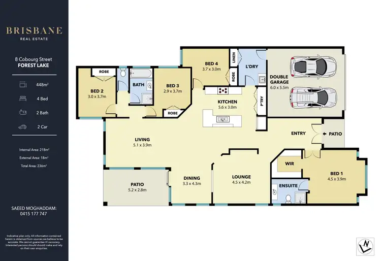 Floorplan of Homely house listing, 8 Cobourg Street, Forest Lake QLD 4078