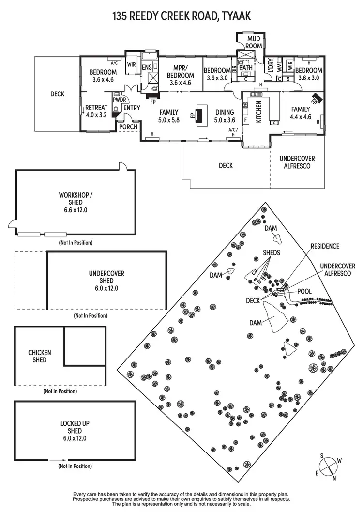 Floorplan of Homely rural property listing, 135 Reedy Creek Road, Tyaak VIC 3658