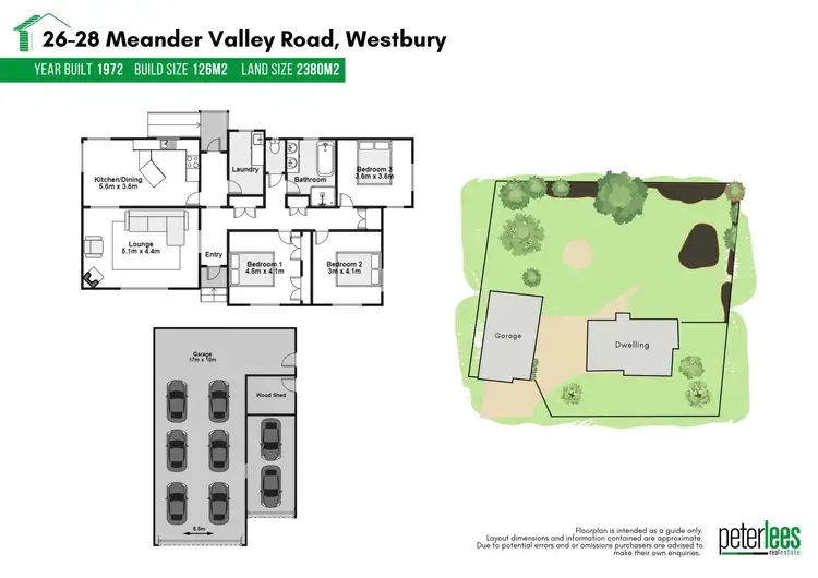 Floorplan of Homely house listing, 26-28 Meander Valley Road, Westbury TAS 7303