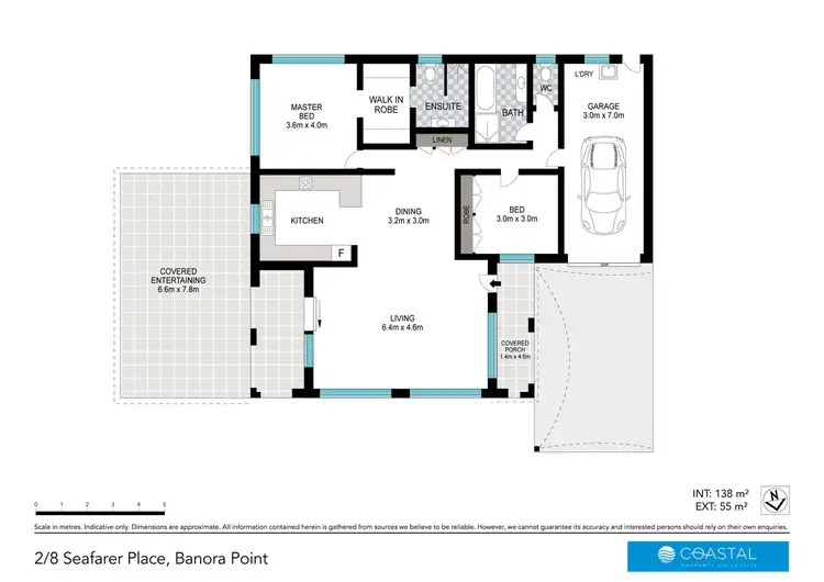 Floorplan of Homely semi-detached listing, 2/8 Seafarer Place, Banora Point NSW 2486