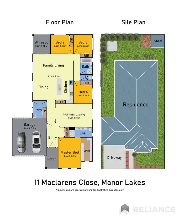 Floorplan of Homely house listing, 11 Maclarens Close, Manor Lakes VIC 3024