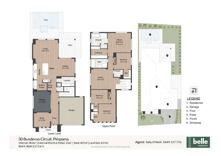 Floorplan of Homely house listing, 30 Bunderoo Circuit, Pimpama QLD 4209