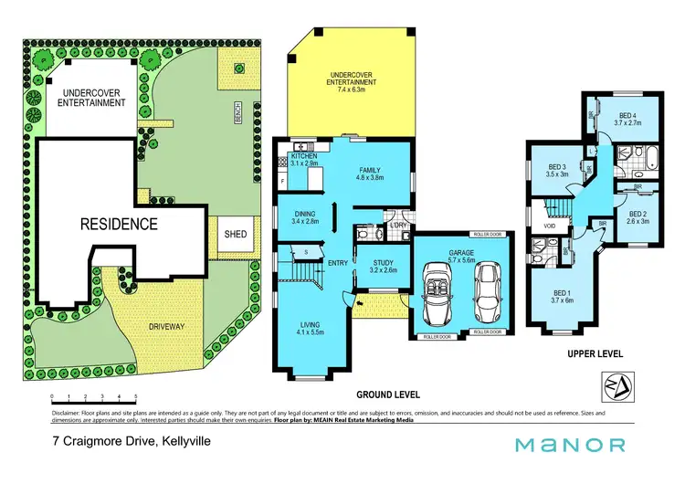 Floorplan of Homely house listing, 7 Craigmore Drive, Kellyville NSW 2155