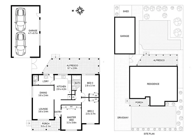 Floorplan of Homely house listing, 4 Long Street, Reservoir VIC 3073