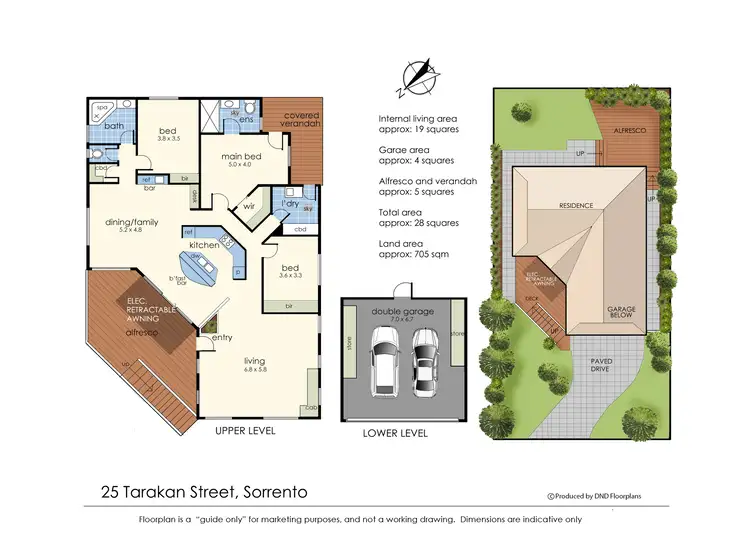 Floorplan of Homely house listing, 25 Tarakan Street, Sorrento VIC 3943