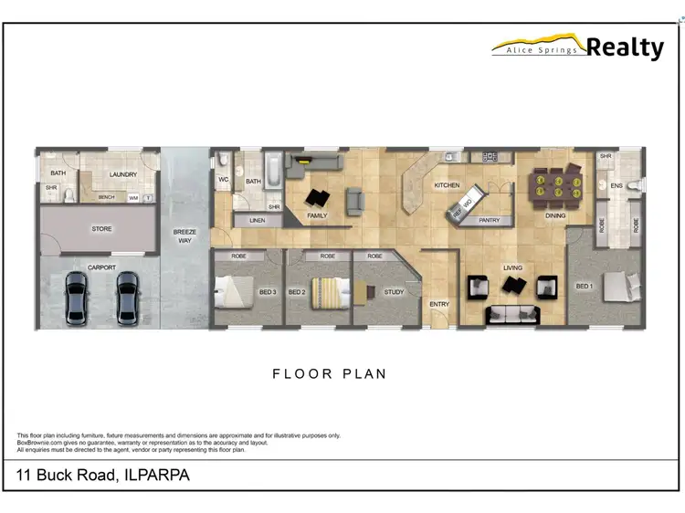 Floorplan of Homely house listing, 11 Buck Road, Ilparpa NT 873