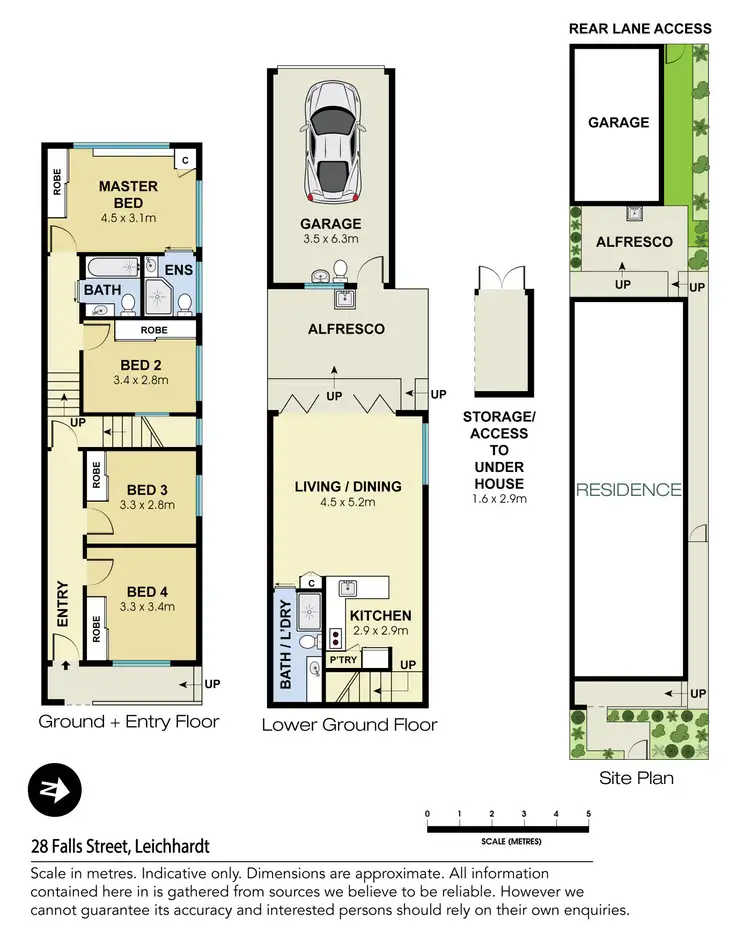 Floorplan of Homely house listing, 28 Falls Street, Leichhardt NSW 2040
