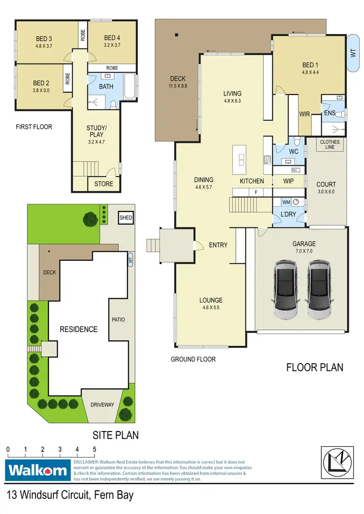 Floorplan of Homely land listing, 13 Windsurf Circuit, Fern Bay NSW 2295