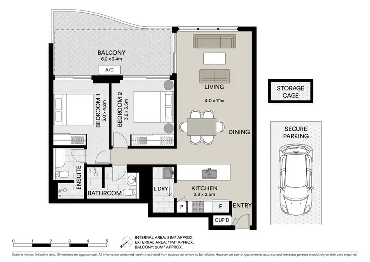 Floorplan of Homely apartment listing, 711/16 Hill Road, Wentworth Point NSW 2127