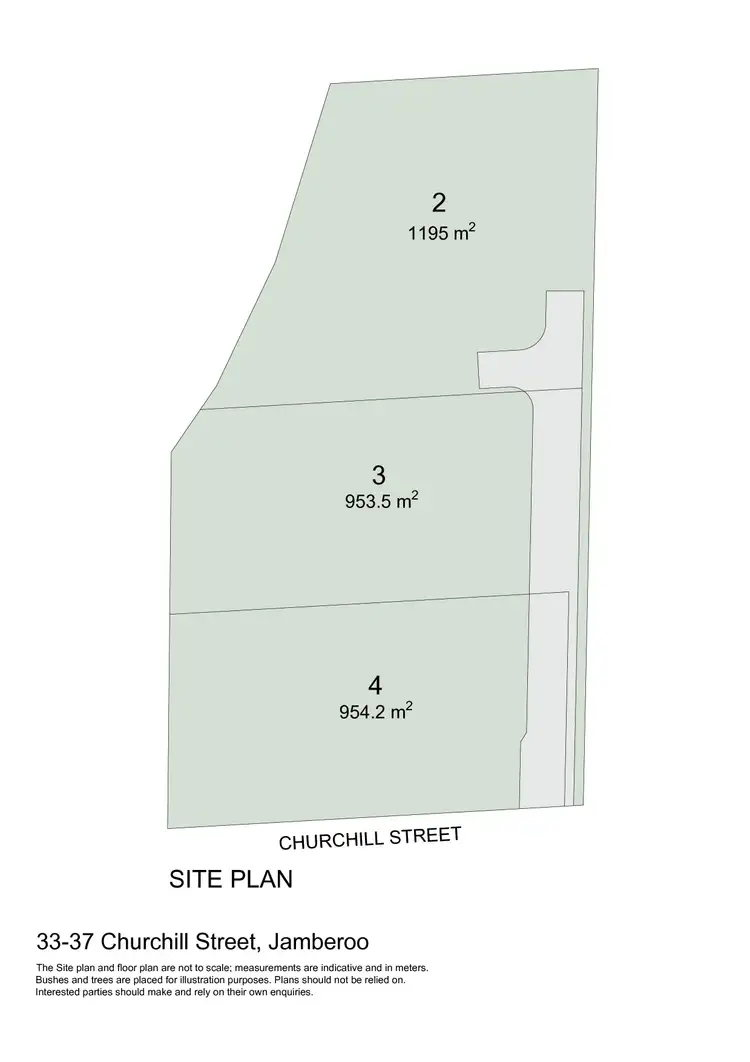 Floorplan of Homely land listing, 37 Churchill Street, Jamberoo NSW 2533