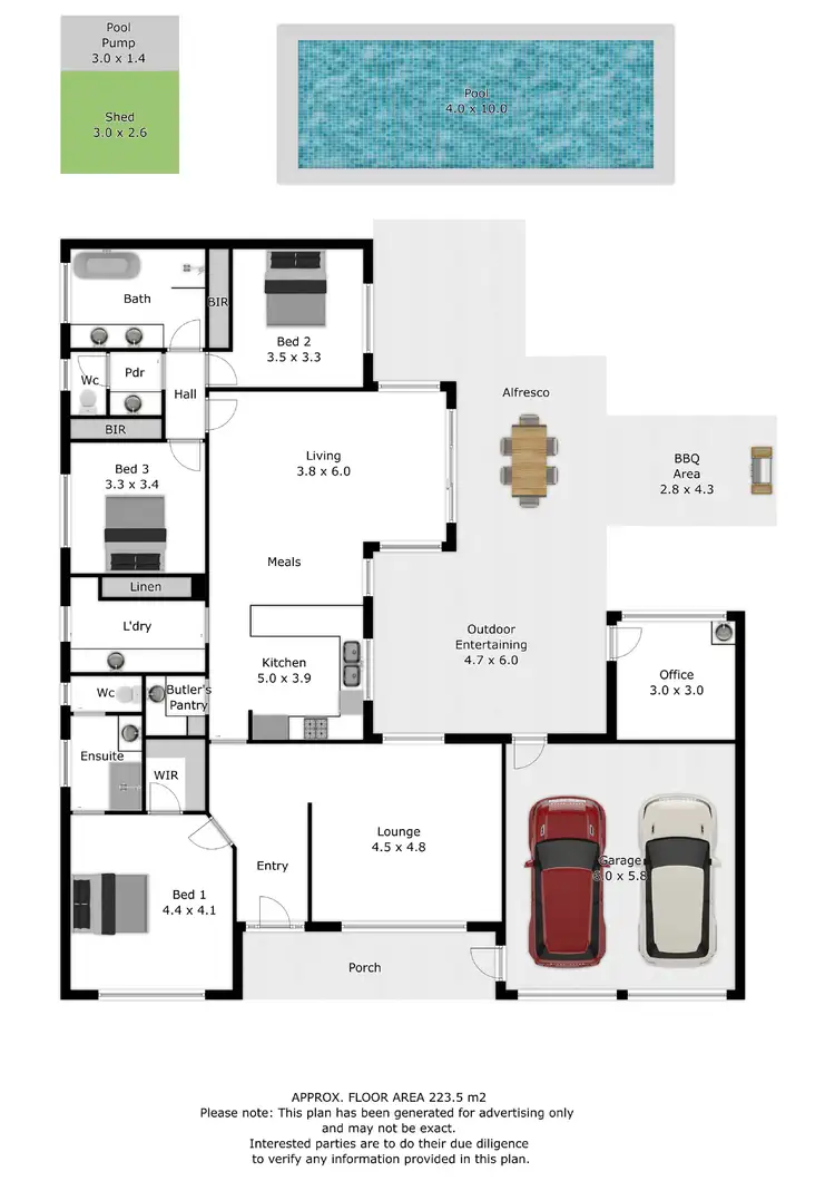Floorplan of Homely house listing, 14 Argyle Way, Wodonga VIC 3690
