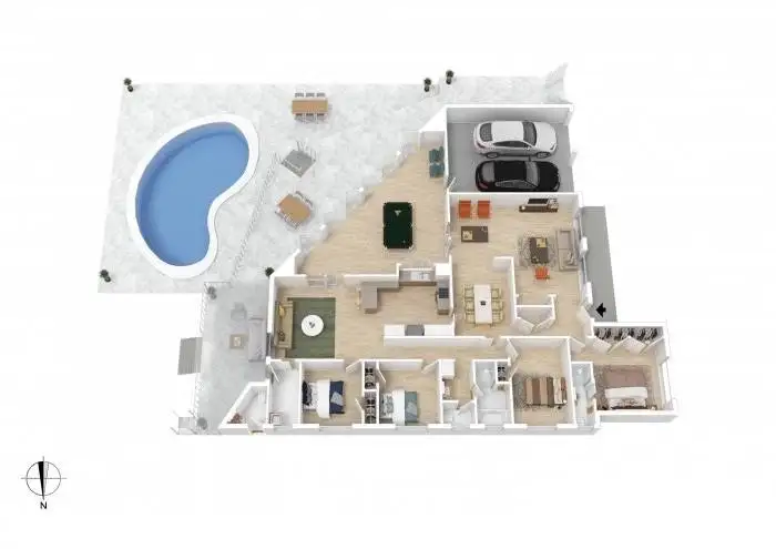 Floorplan of Homely house listing, 21 Protea Place, Cherrybrook NSW 2126