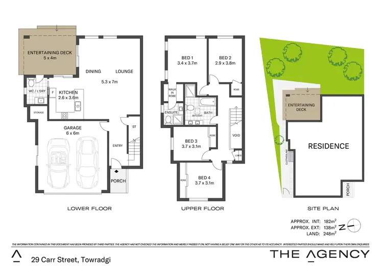 Floorplan of Homely townhouse listing, 3/29 Carr Street, Towradgi NSW 2518