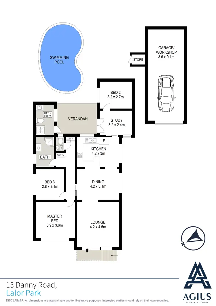 Floorplan of Homely house listing, 13 Danny Road, Lalor Park NSW 2147