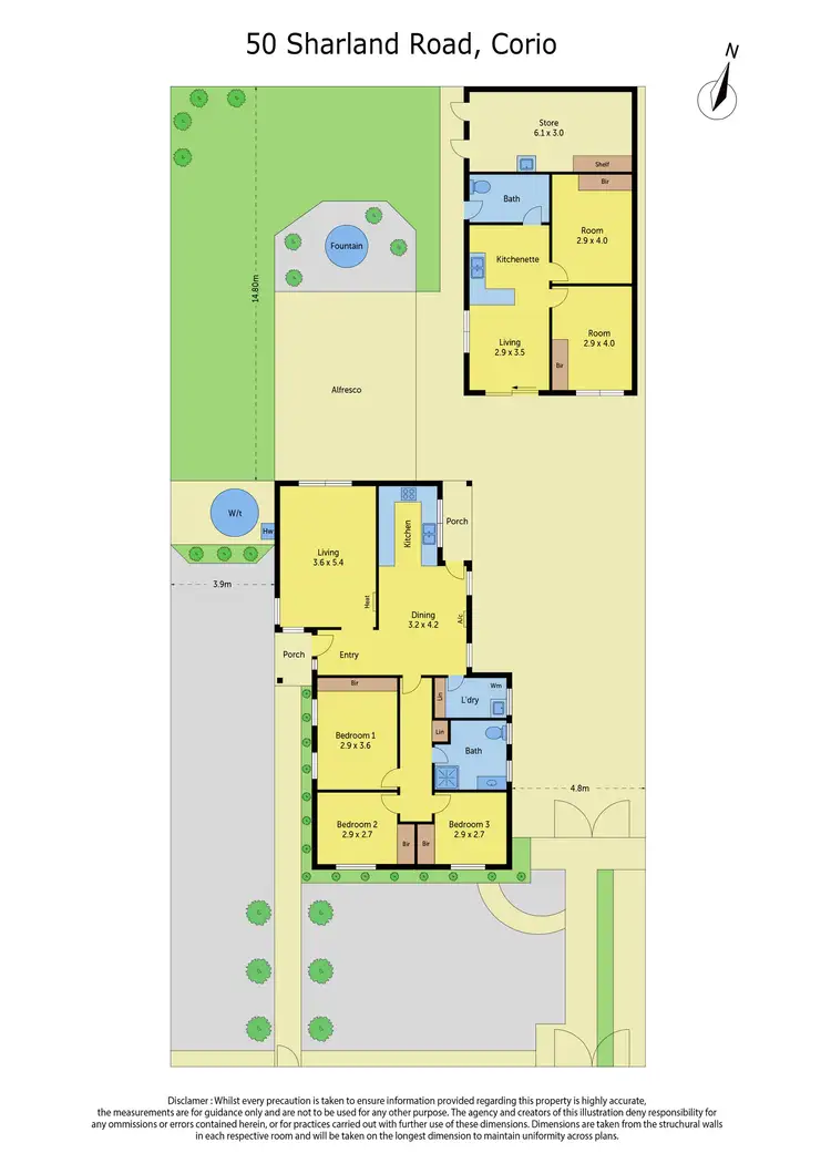 Floorplan of Homely house listing, 50 Sharland Road, Corio VIC 3214