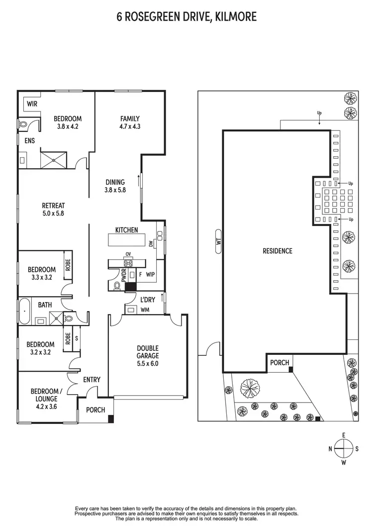 Floorplan of Homely house listing, 6 Rosegreen Drive, Kilmore VIC 3764