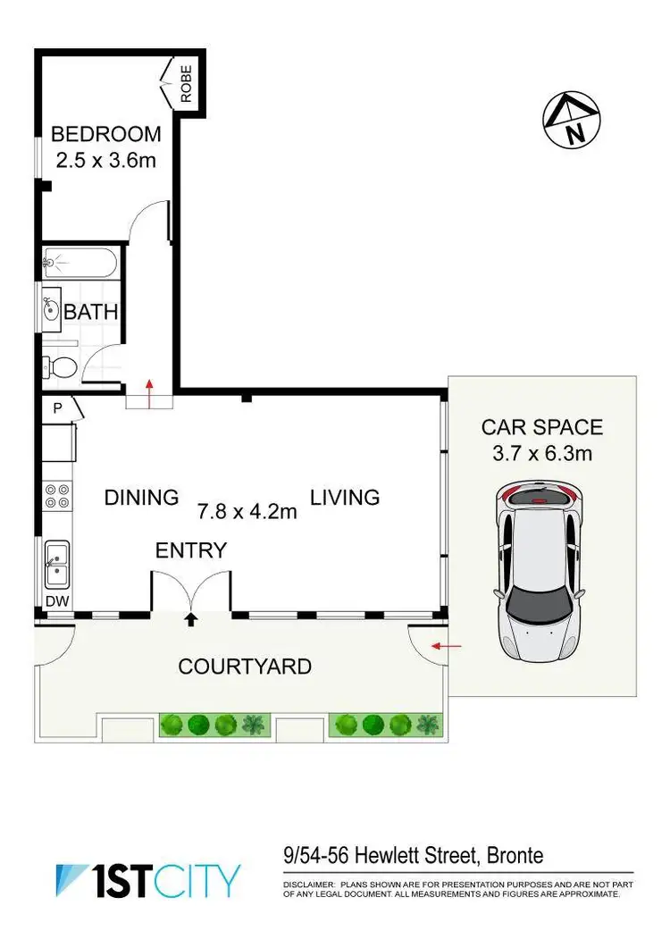 Floorplan of Homely apartment listing, 9/54-56 Hewlett Street, Bronte NSW 2024