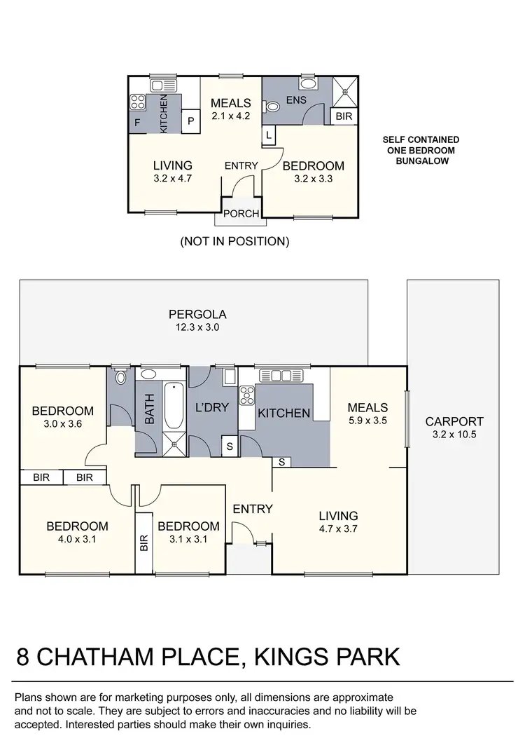 Floorplan of Homely house listing, 8 Chatham Place, Kings Park VIC 3021