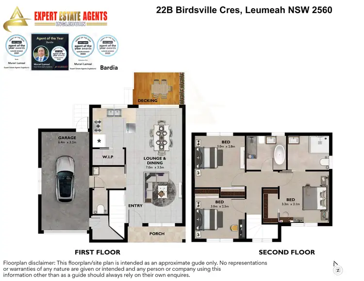 Floorplan of Homely house listing, 22b Birdsville Crescent, Leumeah NSW 2560