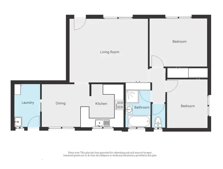 Floorplan of Homely unit listing, 1/473 Neville Street, Lavington NSW 2641