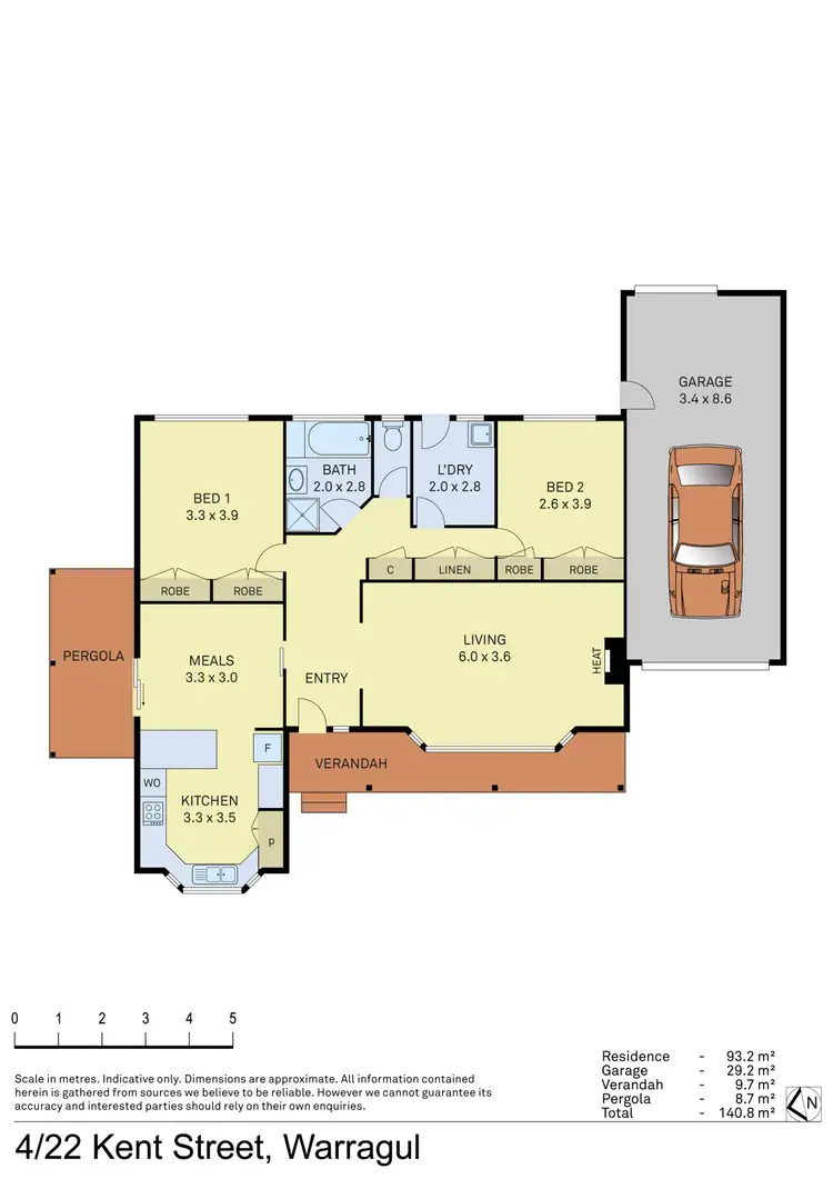 Floorplan of Homely unit listing, 4/22 Kent Street, Warragul VIC 3820