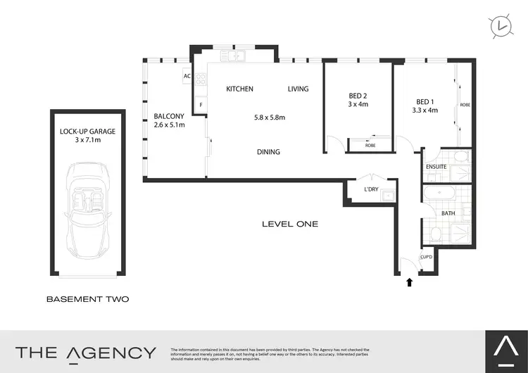 Floorplan of Homely apartment listing, 102/23 Plant Street, Carlton NSW 2218