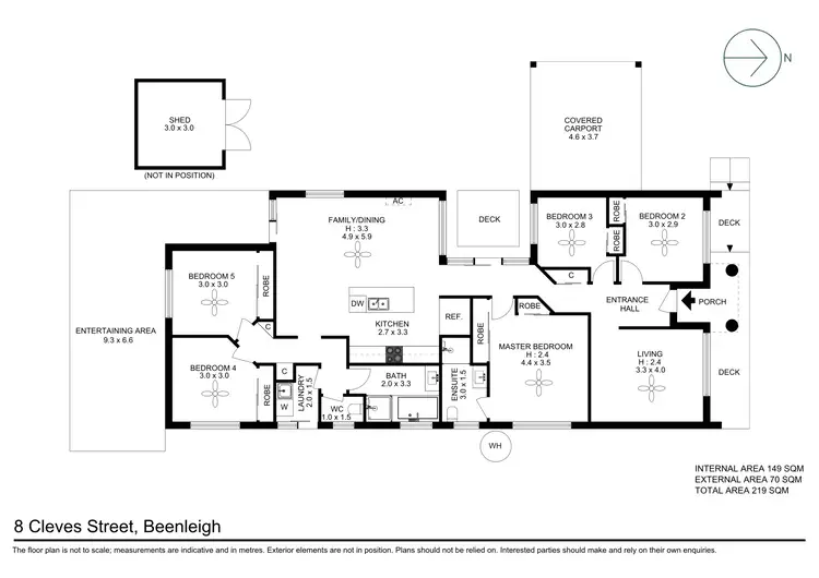 Floorplan of Homely house listing, 8 Cleves Street, Beenleigh QLD 4207