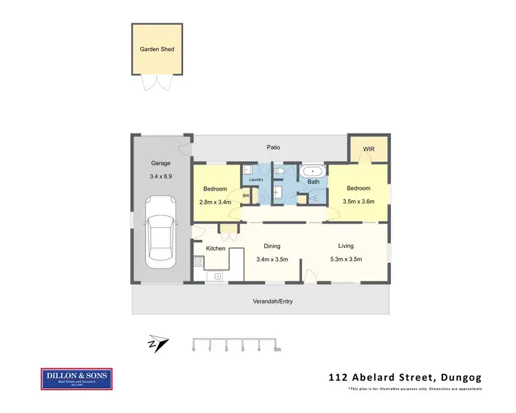 Floorplan of Homely house listing, 112 Abelard Street, Dungog NSW 2420