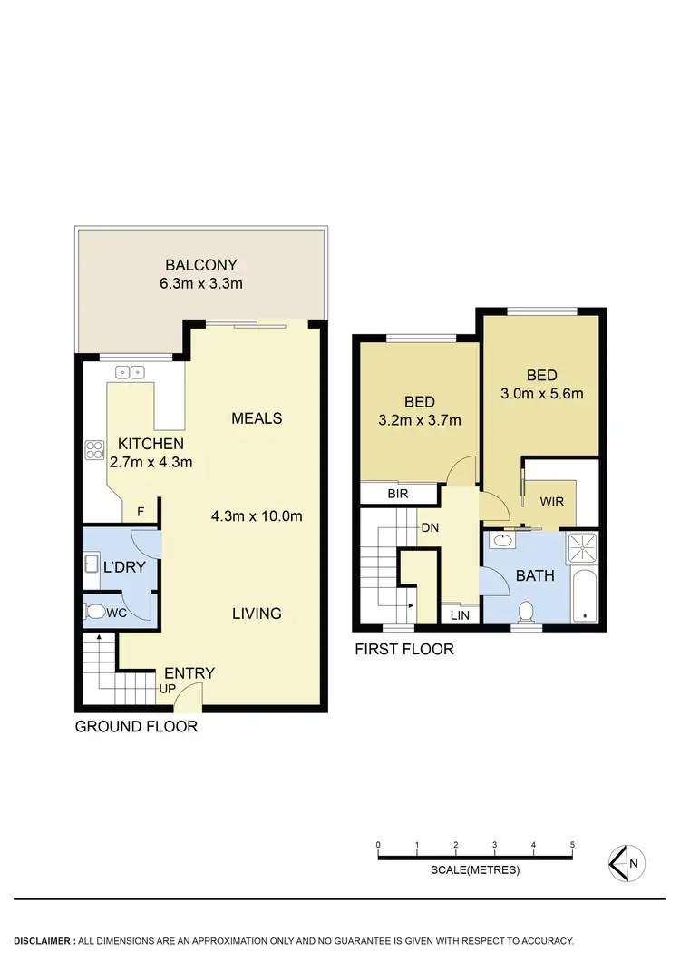 Floorplan of Homely townhouse listing, 4/3 Gourlay Road, Hillside VIC 3037