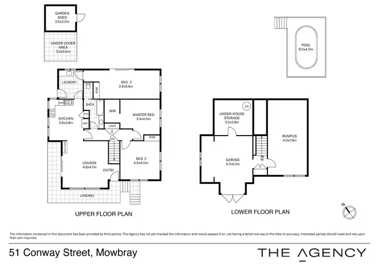 Floorplan of Homely house listing, 51 Conway Street, Mowbray TAS 7248