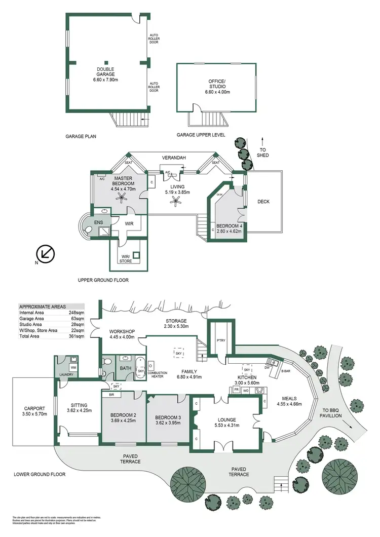 Floorplan of Homely house listing, 280 Basket Range Road, Basket Range SA 5138
