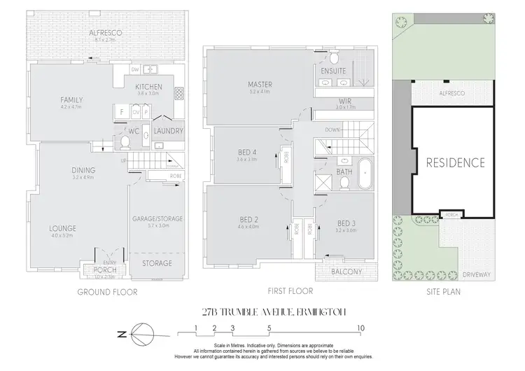 Floorplan of Homely semi-detached listing, 27B Trumble Avenue, Ermington NSW 2115
