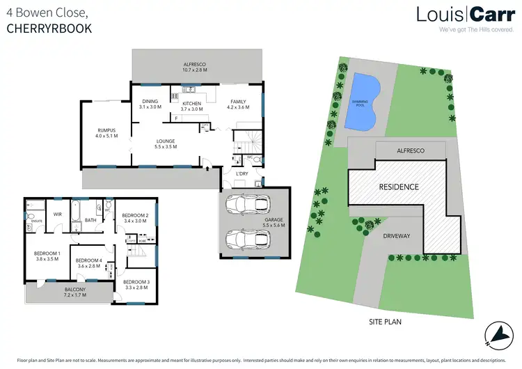 Floorplan of Homely house listing, 4 Bowen Close, Cherrybrook NSW 2126