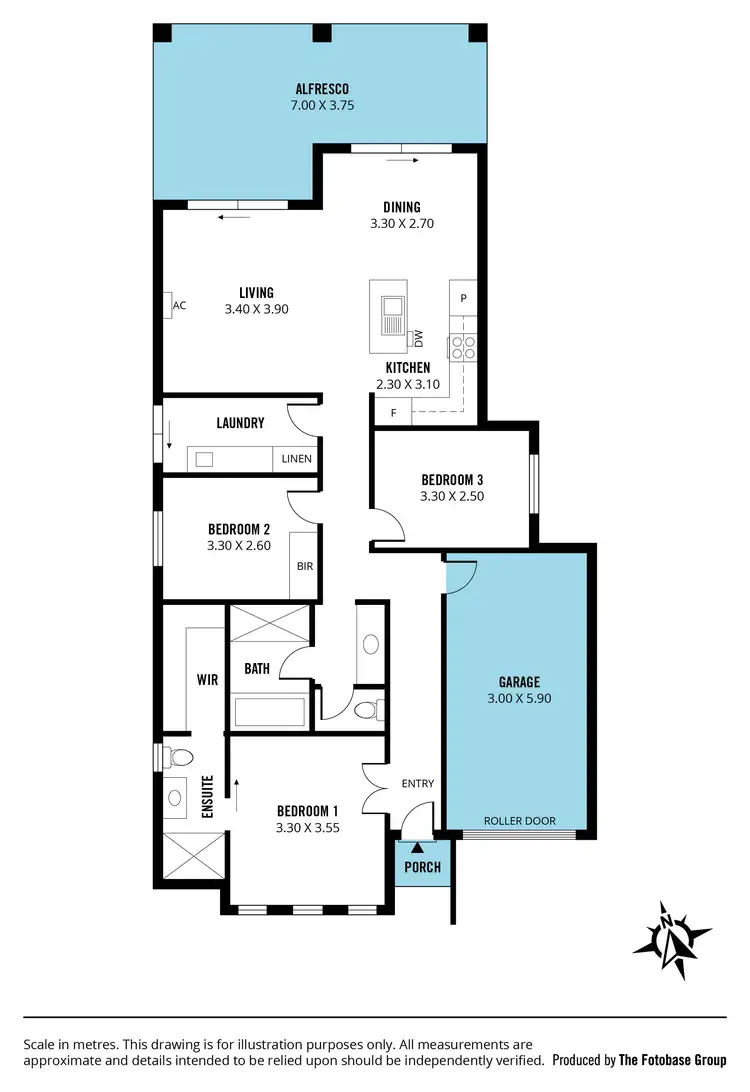Floorplan of Homely house listing, 3A Kitto Crescent, Aldinga Beach SA 5173