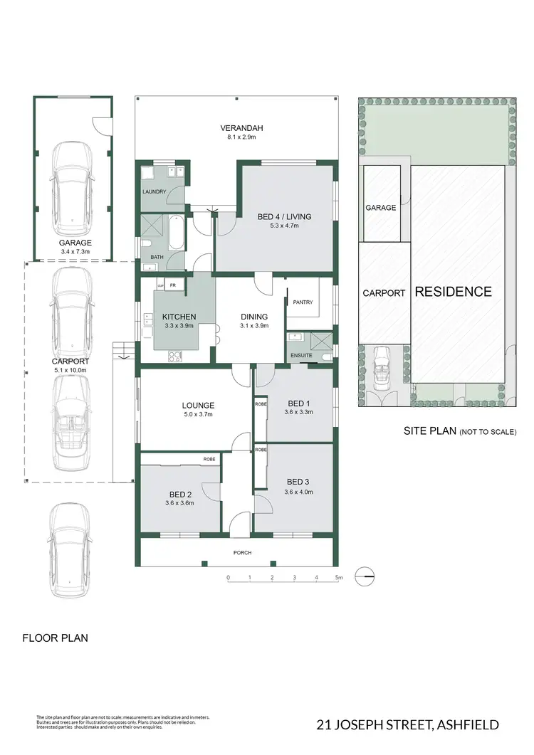 Floorplan of Homely house listing, 21 Joseph Street, Ashfield NSW 2131