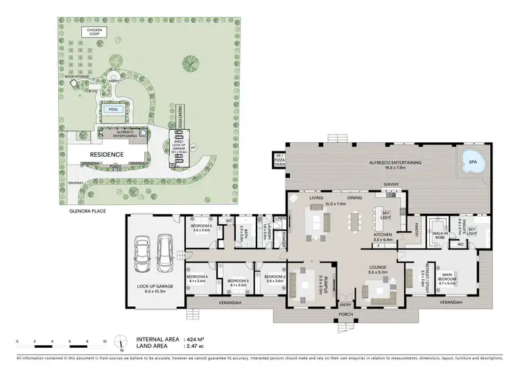 Floorplan of Homely house listing, 44 Glenora Place, Batesford VIC 3213