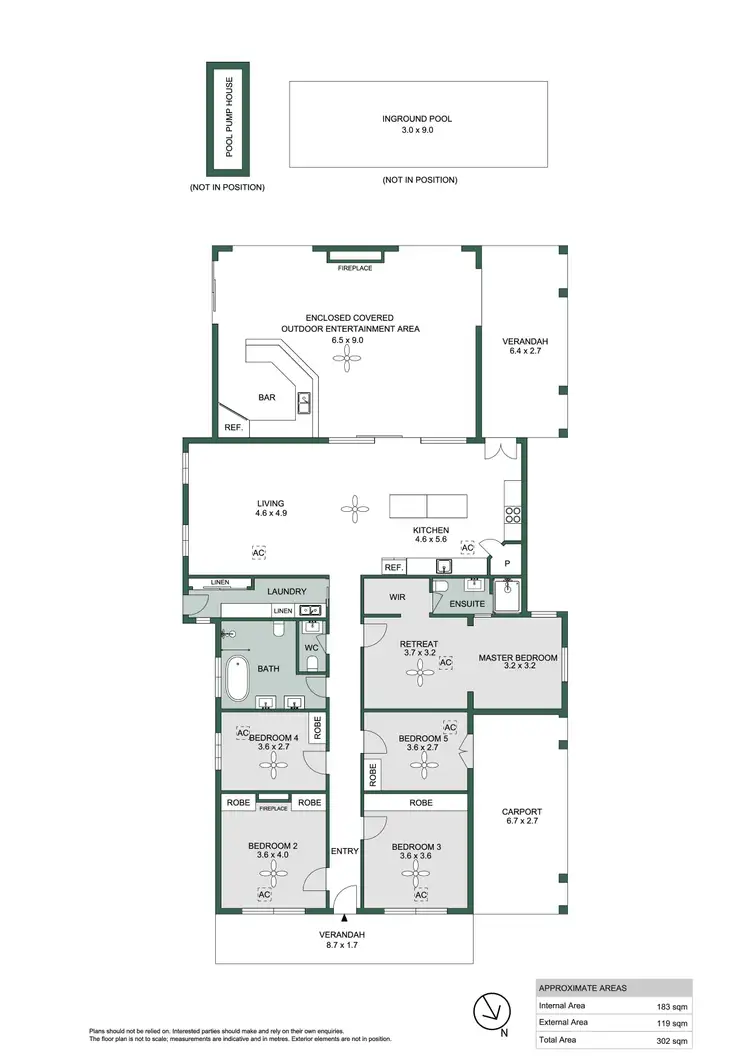 Floorplan of Homely house listing, 34 Jervois Street, Glenelg North SA 5045