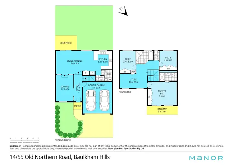 Floorplan of Homely townhouse listing, 14/55-61 Old Northern Road, Baulkham Hills NSW 2153