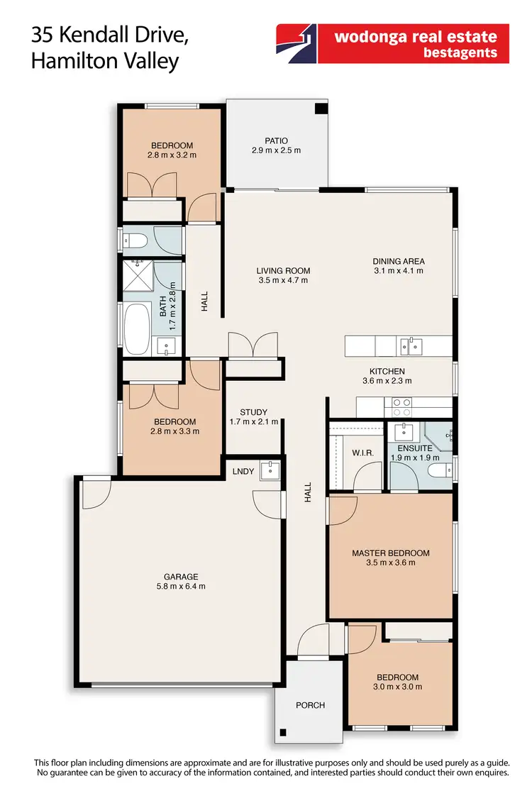 Floorplan of Homely house listing, 35 Kendall Drive, Hamilton Valley NSW 2641