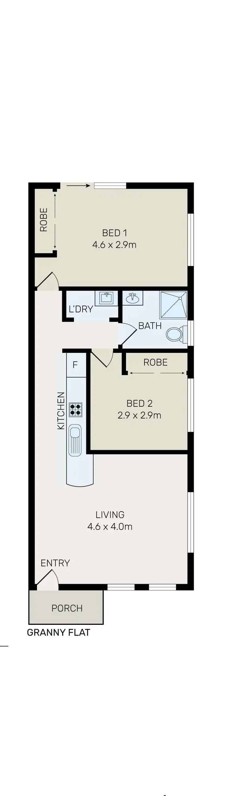 Floorplan of Homely house listing, 13a Princes Street, Guildford NSW 2161