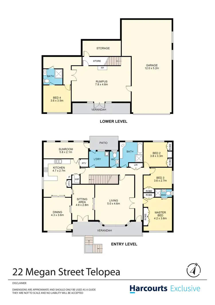Floorplan of Homely house listing, 22 Megan Street, Telopea NSW 2117